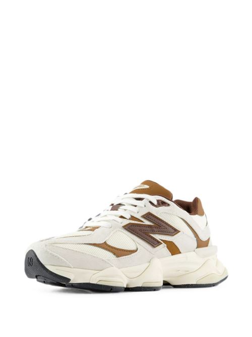 Scarpe unisex New Balance 9060 panna e cuoio NEW BALANCE | U90603EG